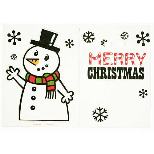 Additional Image 3 - a snowman with a hat and scarf