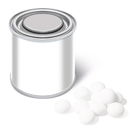 Additional Image 1 - a white can with a round white object next to it