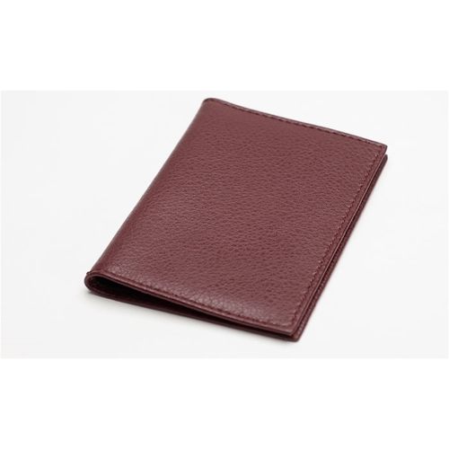 Additional Image 4 - a red leather wallet