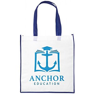 Additional Image 2 - a white bag with blue text