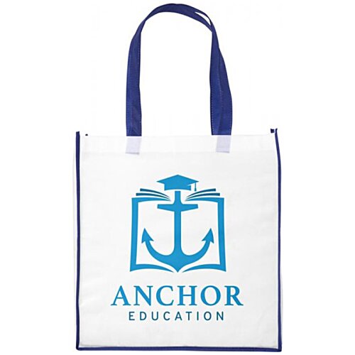 Additional Image 2 - a white bag with blue text