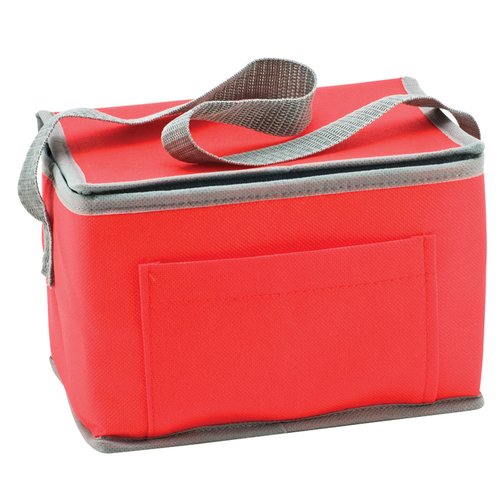 Additional Image 4 - a red cooler bag with a handle