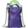 View Image 5 of 7 of DISC Reflective Dual Carry Drawstring Bag