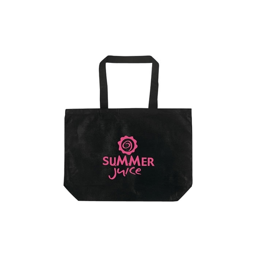 Additional Image 1 - a black bag with pink logo