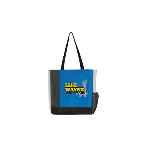 Additional Image 1 - a blue bag with a yellow logo