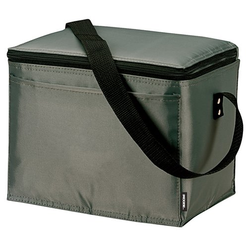 Additional Image 4 - a grey cooler bag with a black strap
