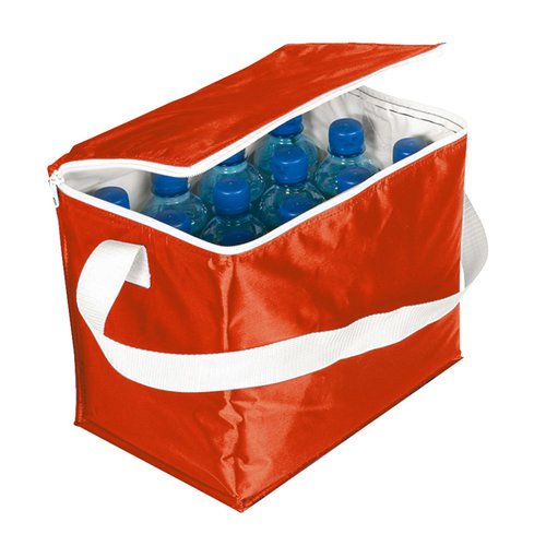 Additional Image 3 - a red cooler box with a white arrow