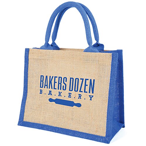 Additional Image 1 - a blue and tan bag