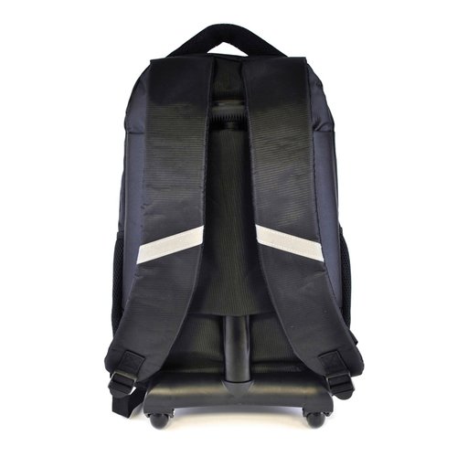 Additional Image 1 - a black backpack with wheels