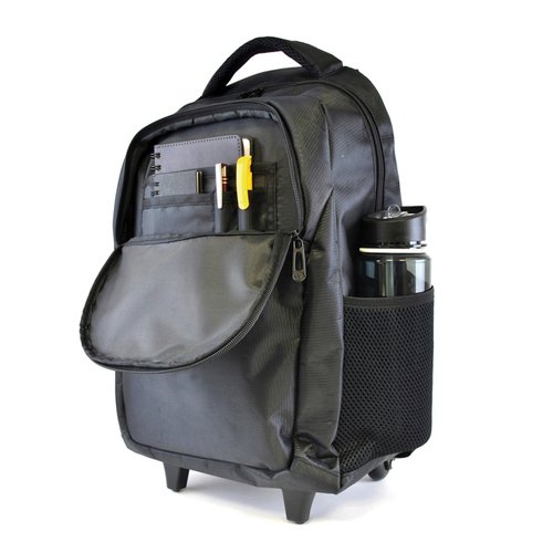 Additional Image 2 - a black backpack with a pocket