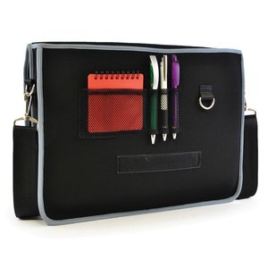 Additional Image 3 - a black rectangular object with a red label