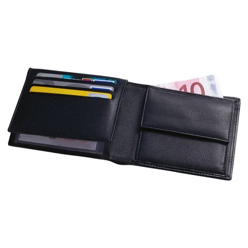 Additional Image 2 - a black wallet with a few cards