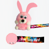 Additional Thumbnail Image 1 - a pink stuffed animal with white eyes