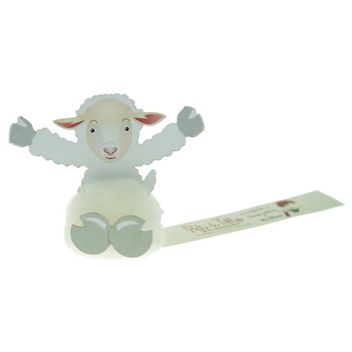 Additional Image 1 - a white toy animal with arms and legs