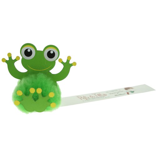 Additional Image 5 - a green frog toy on a white background