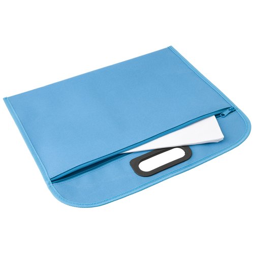 Additional Image 1 - a blue file folder with a handle