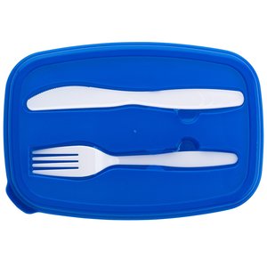 Additional Image 2 - a blue tray with a knife and fork