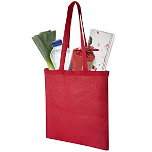 Additional Image 4 - a red bag with items in it
