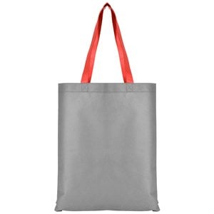 Additional Image 4 - a grey bag with red handles