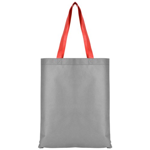 Additional Image 4 - a grey bag with red handles