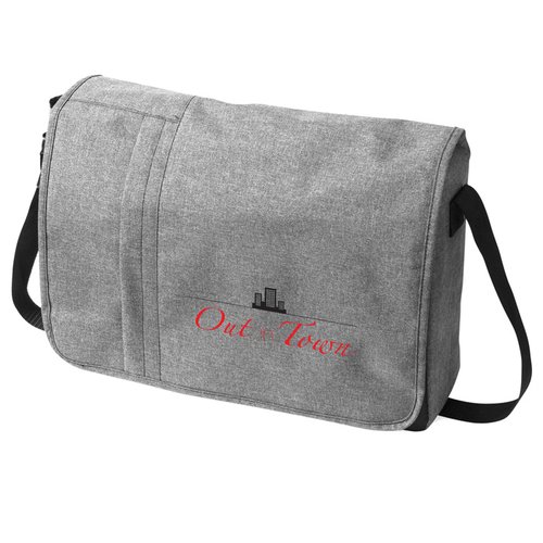 Additional Image 3 - a grey bag with a black strap