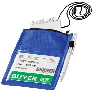 Additional Image 3 - a blue plastic bag with a pen