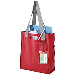 Additional Image 2 - a red bag with a name tag