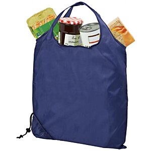 Additional Image 1 - a blue shopping bag with food in it