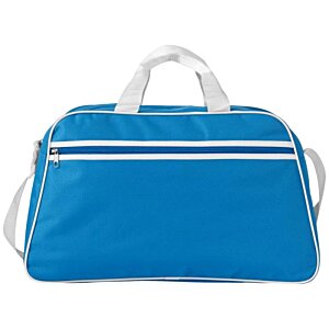 Additional Image 1 - a blue bag with white handles