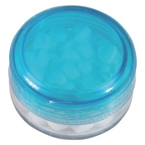 Additional Image 4 - a blue and clear plastic button
