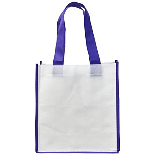 Additional Image 1 - a white and purple bag