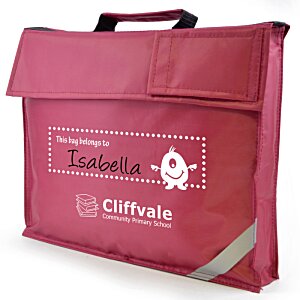 Additional Image 1 - a red bag with a white logo