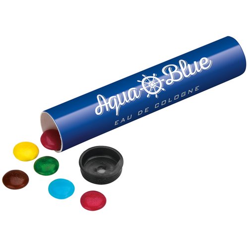 Additional Image 2 - a blue tube with multicolored circles