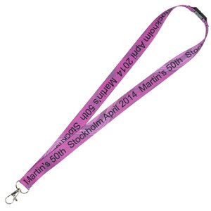 Additional Image 1 - a purple lanyard with a white background
