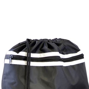 Additional Image 1 - a black bag with white stripes