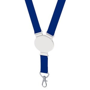 Additional Image 2 - a blue and white lanyard