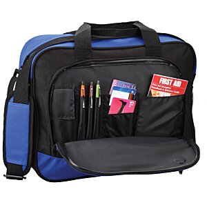 Additional Image 1 - a blue and black bag with a pocket