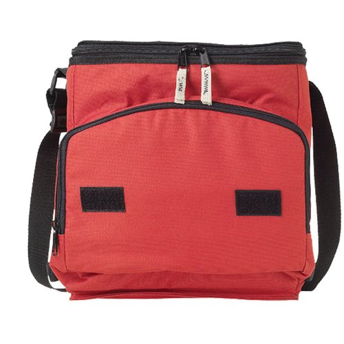 Additional Image 3 - a red bag with black straps
