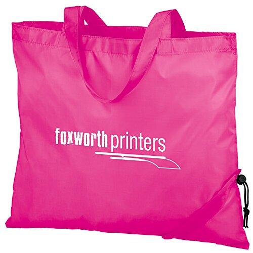 Additional Image 6 - a pink bag with white text