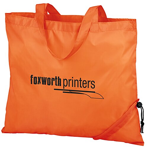 Additional Image 6 - an orange bag with black text