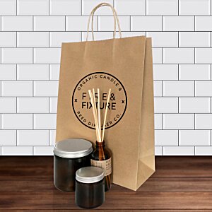 Additional Image 1 - a brown bag with jars on a table