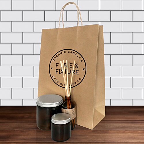 Additional Image 1 - a brown bag with jars on a table