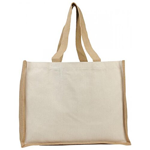 Additional Image 1 - a white bag with brown handles