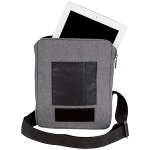 Additional Image 1 - a grey bag with a black strap