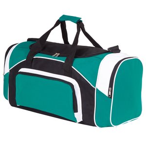 Additional Image 3 - a green and black duffel bag