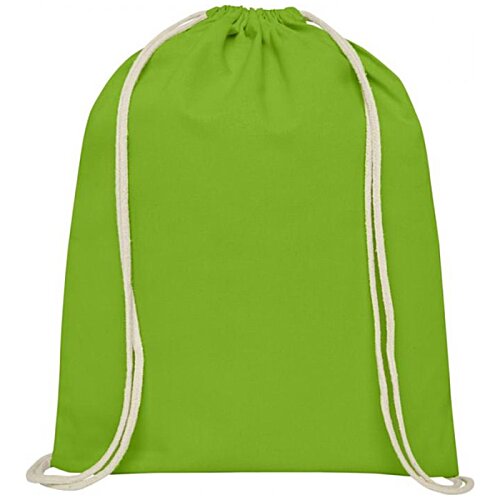 Additional Image 3 - a green bag with white string