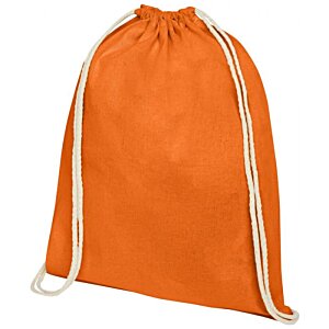 Additional Image 2 - an orange bag with white string