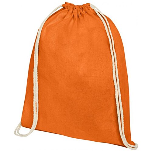 Additional Image 2 - an orange bag with white string