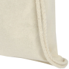 View Image 2 of 5 of Oregon Premium Cotton Drawstring Bag - Natural - Printed