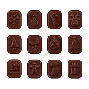 Additional Image 2 - a group of chocolate squares